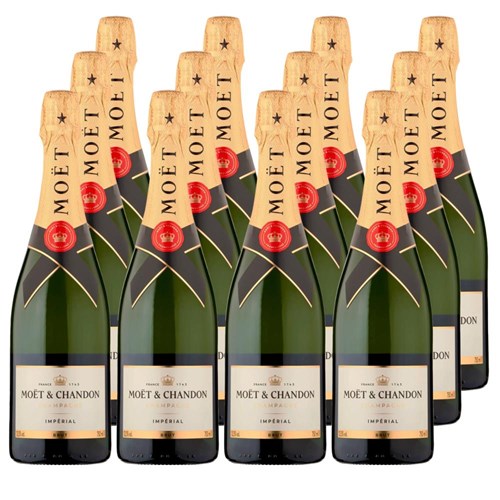 Moet And Chandon Brut Champagne 75cl Crate of 12 Champagne